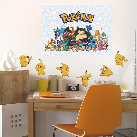 Pikachu Wall decals/ sticker pack